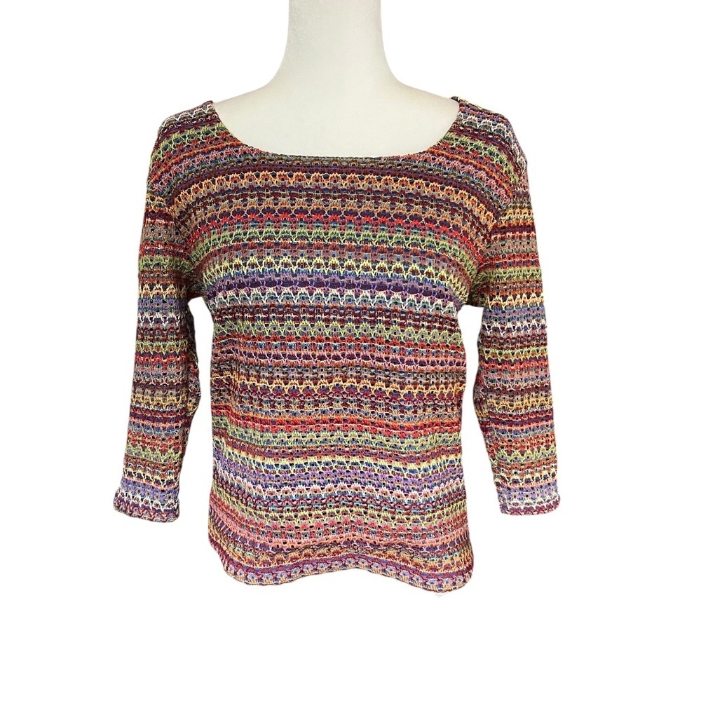 Vintage Rainbow Woven Top Paul Harris Designs